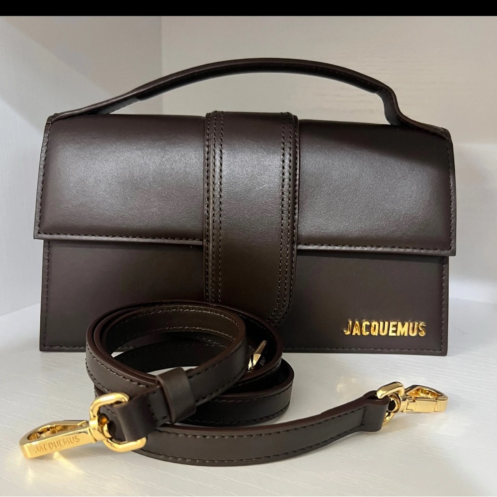 Jacquemus Le Grand Bambino 2Way Large Handbag Brown BRAND NEW